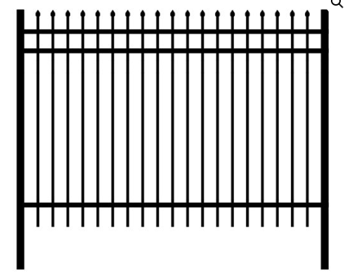 Steel fence