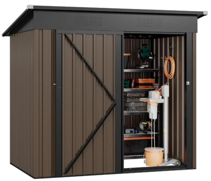 stainless steel garden shed